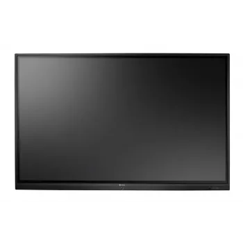 AG Neovo IFP-7502 interaktīvā plakanā paneļa 189,2 cm (74,5 collu) LCD Wi-Fi 350 cd/m² 4K Ultra HD Melns Skārienekrāns Iebūvēts procesors Android 8.0