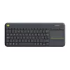 LOGITECH bezvadu skārienjūtīgā tastatūra K400 Plus - Melna - spāņu QWERTY