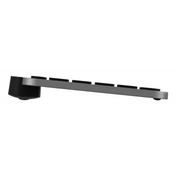 Logitech MX Keys S for Mac tastatūra bezvadu Bluetooth QWERTY alumīnija melna
