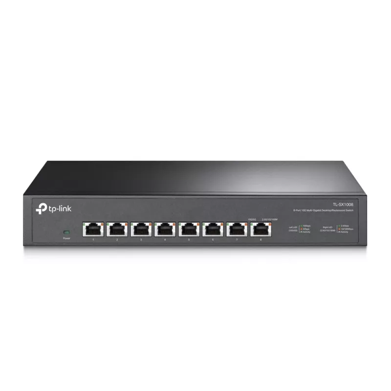 Nepārvaldāms slēdzis TP-Link TL-SX1008, 8 portu 10G, galddatoram/statīvam