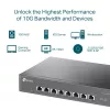Nepārvaldāms slēdzis TP-Link TL-SX1008, 8 portu 10G, galddatoram/statīvam