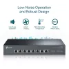 Nepārvaldāms slēdzis TP-Link TL-SX1008, 8 portu 10G, galddatoram/statīvam