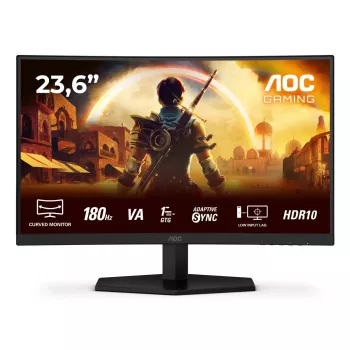 AOC G4 C24G42E datora monitors 59,9 cm (23,6 colli) 1920 x 1080 pikseļi Full HD LED Melns, Sarkans