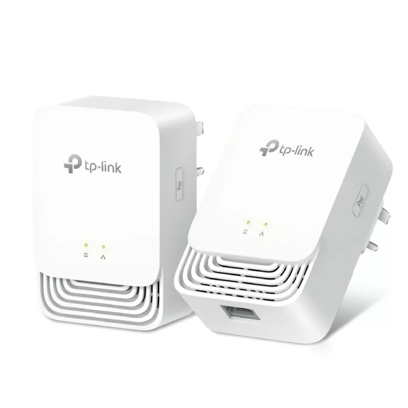 TP-Link G.hn1200 Powerline Kit, 607 Mbit/s, Gigabit Ethernet, 10,100,1000 Mbit/s, HomePlug AV2, 300 m, balta