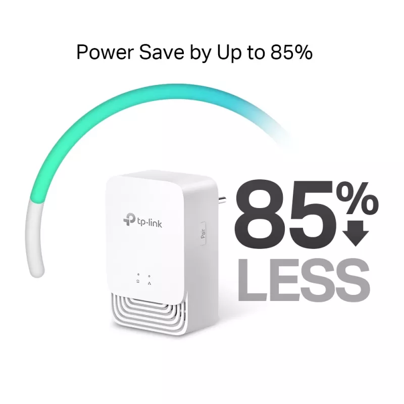 TP-Link G.hn1200 Powerline Kit, 607 Mbit/s, Gigabit Ethernet, 10,100,1000 Mbit/s, HomePlug AV2, 300 m, balta