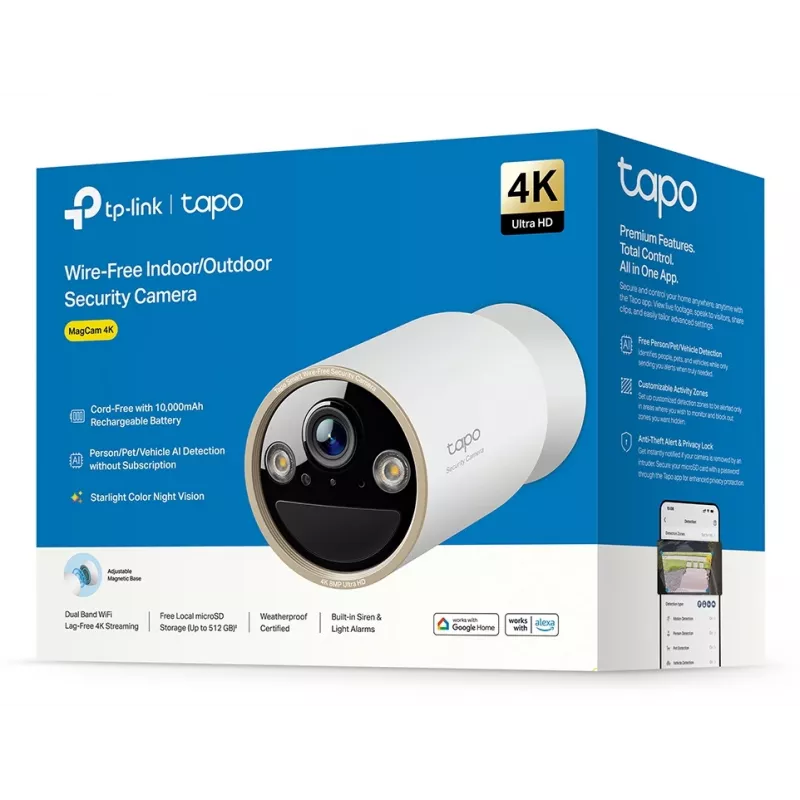IP drošības kamera TP-Link Tapo C460 3840 x 2160 pikseļi
