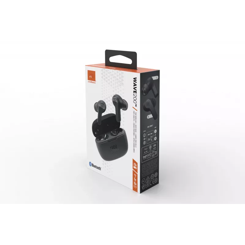 Austiņas JBL Wave 200 TWS Melns