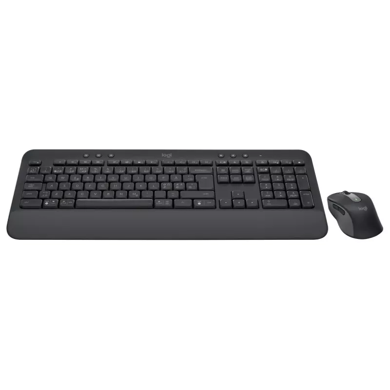 LOGITECH Signature Mk650 Combo For Business - Graphite - Qwerty Dansk/ Norsk/ Svenska/ Suomalainen