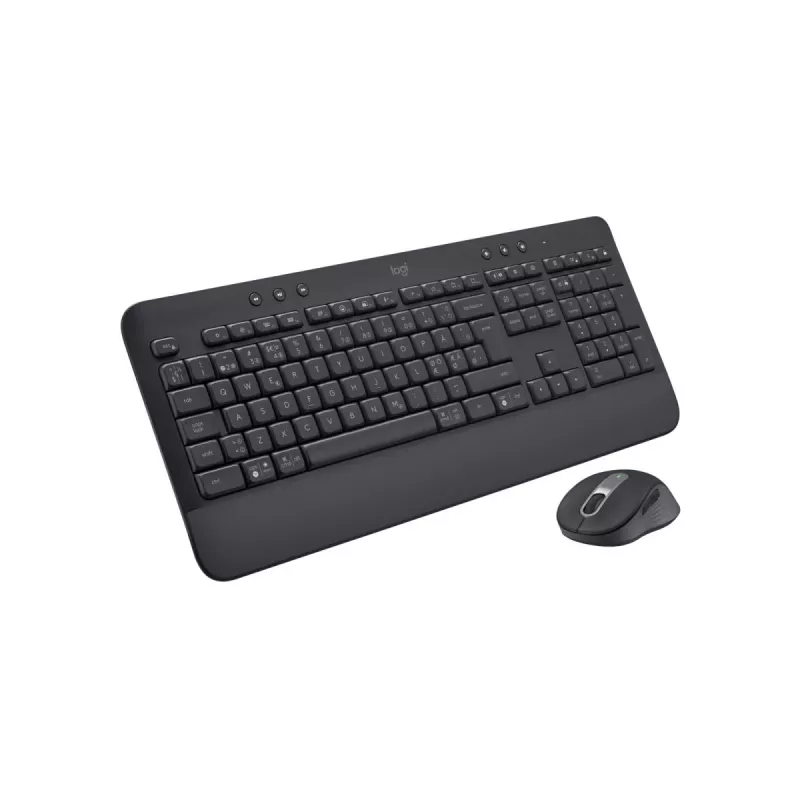 LOGITECH Signature Mk650 Combo For Business - Graphite - Qwerty Dansk/ Norsk/ Svenska/ Suomalainen
