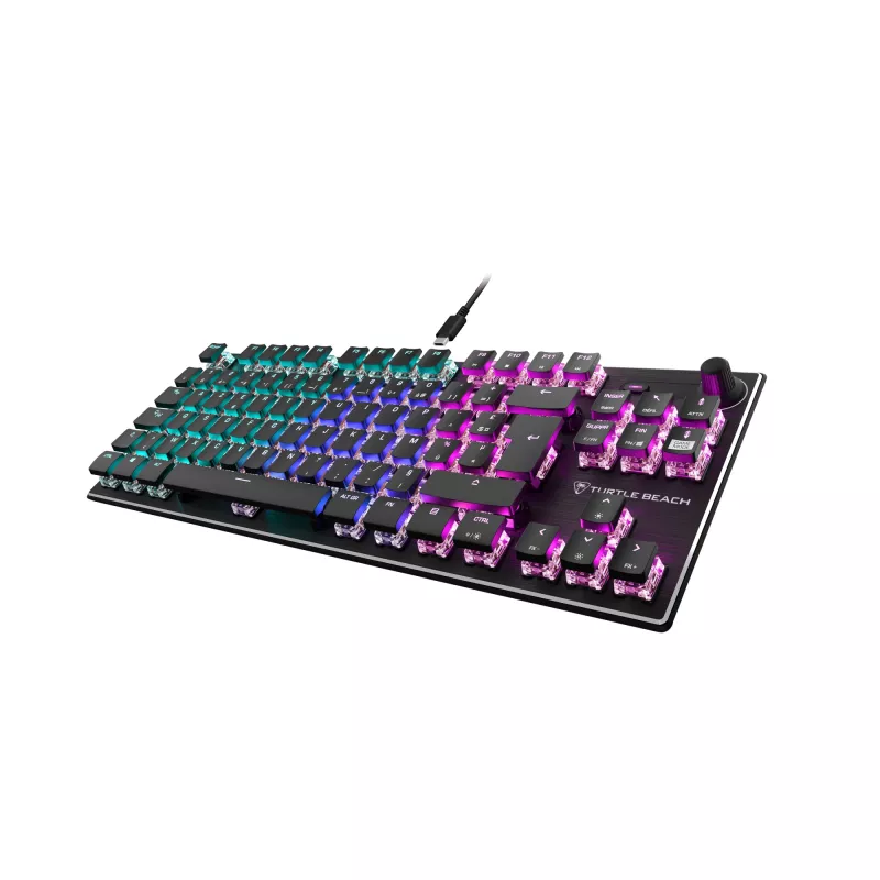 Turtle Beach Vulcan TKL tastatūra Spēlēm USB QWERTZ Vācu Melns