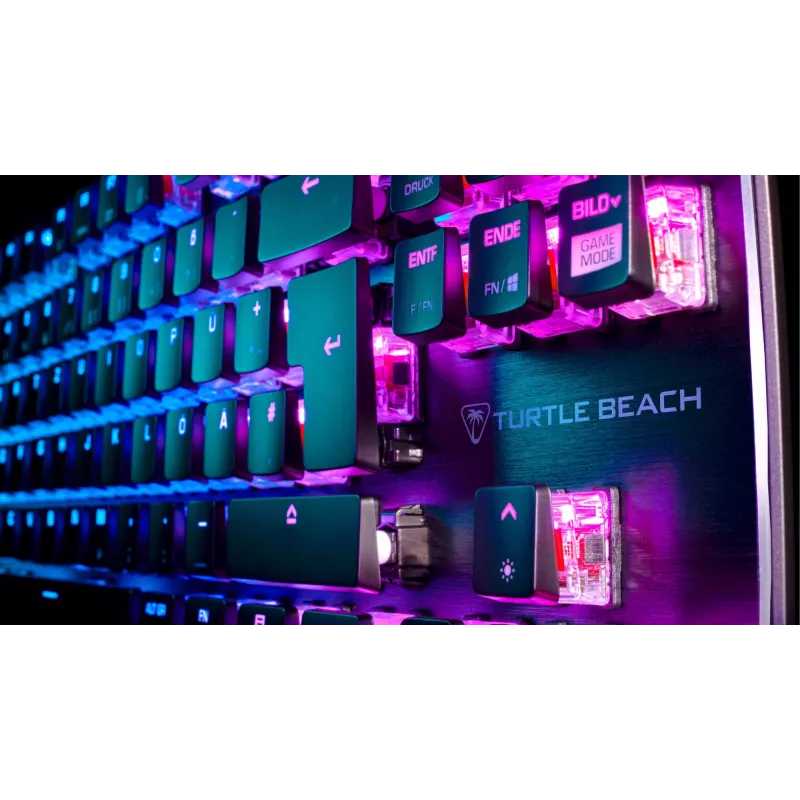 Turtle Beach Vulcan TKL tastatūra Spēlēm USB QWERTZ Vācu Melns