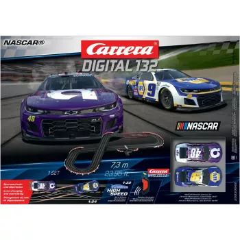 Sacīkšu transportlīdzekļu un trases komplekts CARRERA Carrera 20030042 NASCAR 8+