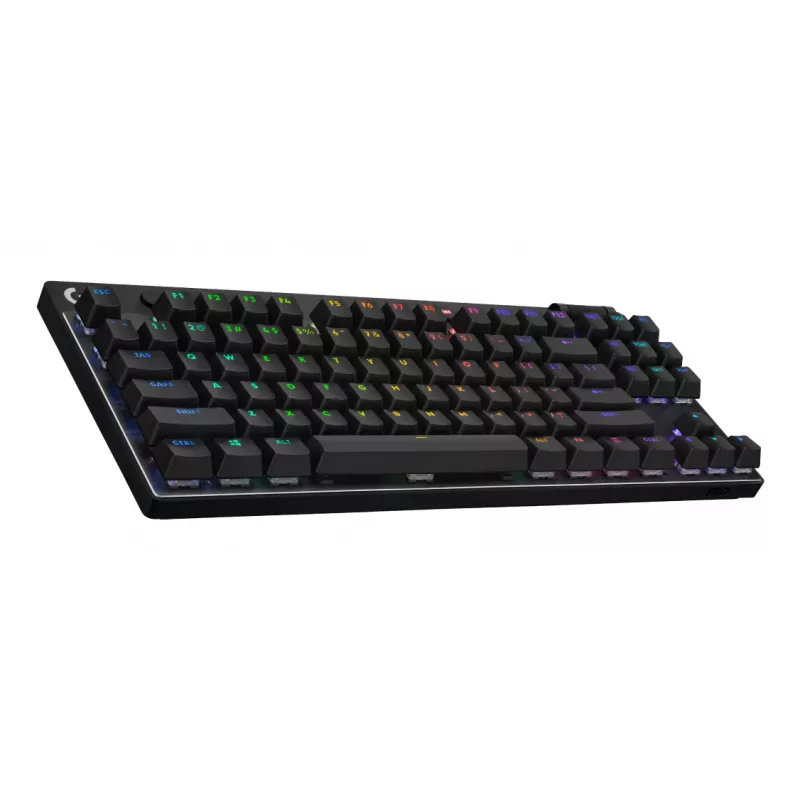 LOGITECH G Pro X TKL Lightspeed spēļu klaviatūra - Bluetooth - melna - vācu - Qwertz - taustes