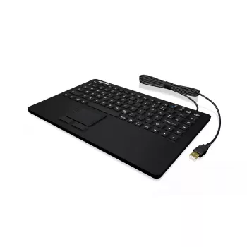 KeySonic KSK-3230IN (DE) tastatūra Universāla USB QWERTZ Vācu Melna