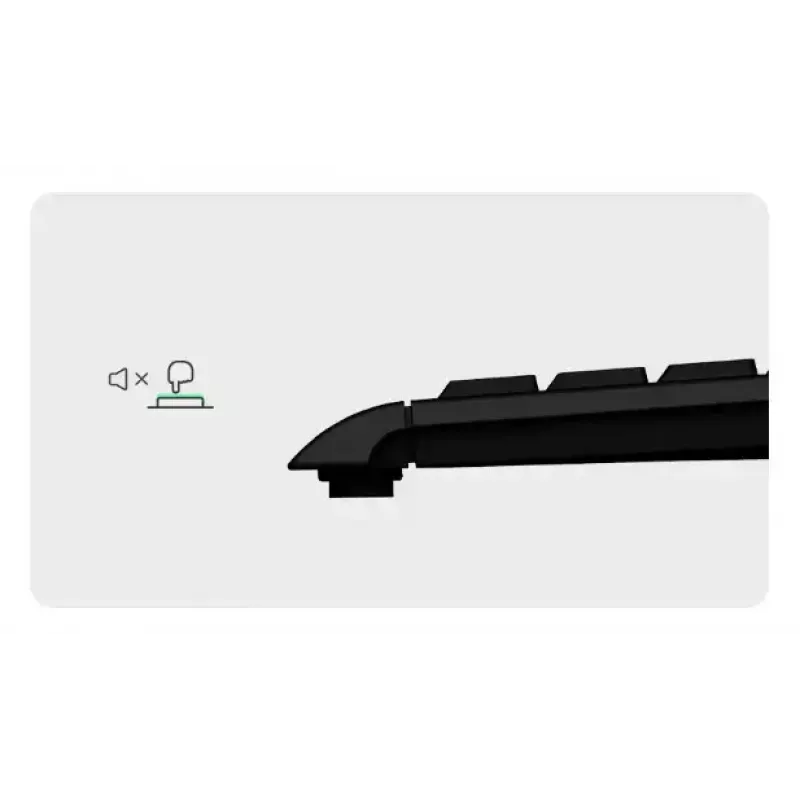 KeySonic KSK-3011ELC (DE) tastatūra mājām USB QWERTZ vācu Melna