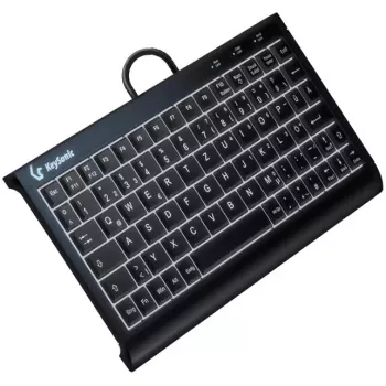 KeySonic KSK-3011ELC (DE) tastatūra mājām USB QWERTZ vācu Melna