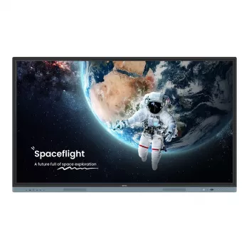 BenQ RM7504 interaktīvā tāfele 190,5 cm (75 collas) 3840 x 2160 pikseļi Skārienekrāns Melns