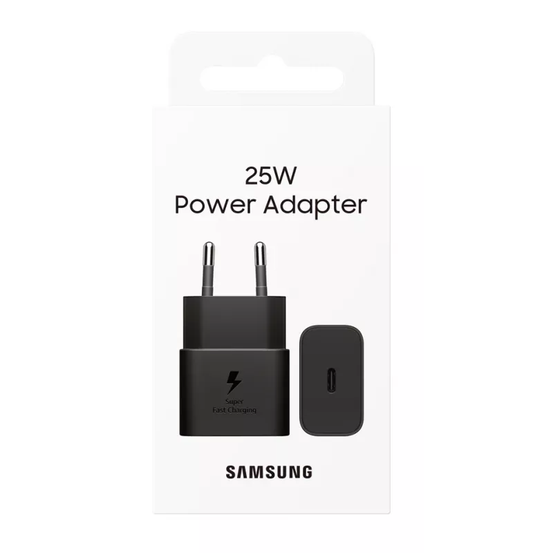 Samsung EP-T2510NBEGWW mobilo ierīču lādētājs Universāls Melns USB Ātra uzlāde Iekštelpu