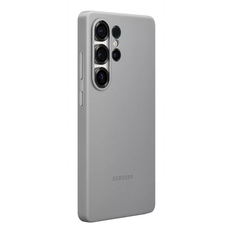 Samsung Kindsuit mākslīgās ādas futrālis Galaxy S25, vāciņš, Samsung, Galaxy S25 Ultra, 17,5 cm (6,9 collas), pelēks