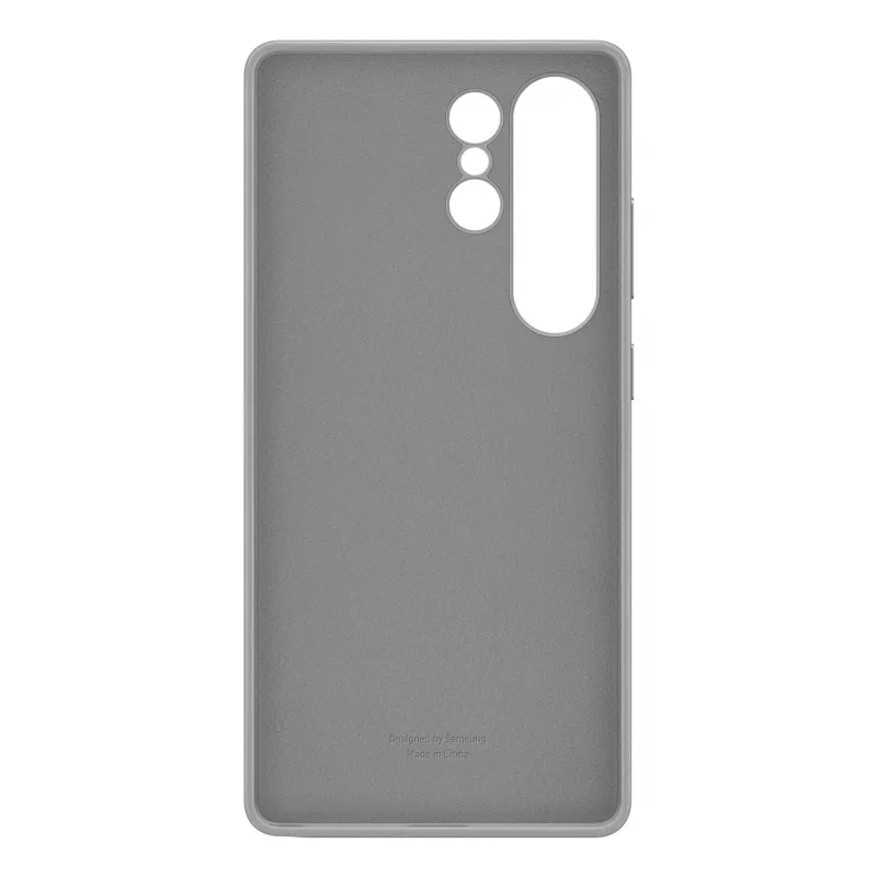 Samsung Kindsuit mākslīgās ādas futrālis Galaxy S25, vāciņš, Samsung, Galaxy S25 Ultra, 17,5 cm (6,9 collas), pelēks