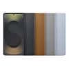 Samsung Kindsuit mākslīgās ādas futrālis Galaxy S25, vāciņš, Samsung, Galaxy S25 Ultra, 17,5 cm (6,9 collas), pelēks
