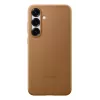 Mākslīgās ādas vāciņš Samsung Galaxy S25+ brūns 6.7 collas