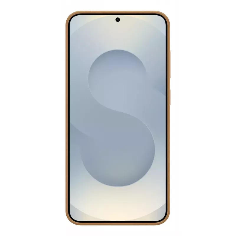 Mākslīgās ādas vāciņš Samsung Galaxy S25+ brūns 6.7 collas