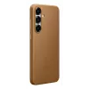 Mākslīgās ādas vāciņš Samsung Galaxy S25+ brūns 6.7 collas