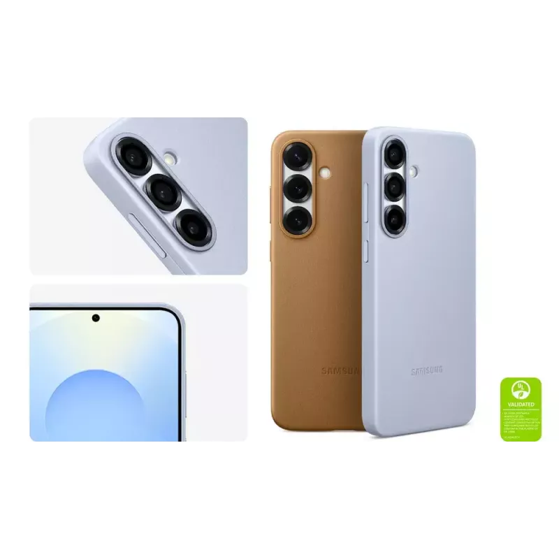 Mākslīgās ādas vāciņš Samsung Galaxy S25+ brūns 6.7 collas