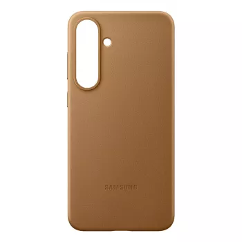 Mākslīgās ādas vāciņš Samsung Galaxy S25+ brūns 6.7 collas