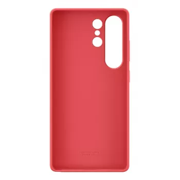 Cover Samsung Galaxy S25 Ultra Silikona maciņš sarkans vienkrāsains