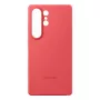 Cover Samsung Galaxy S25 Ultra Silikona maciņš sarkans vienkrāsains