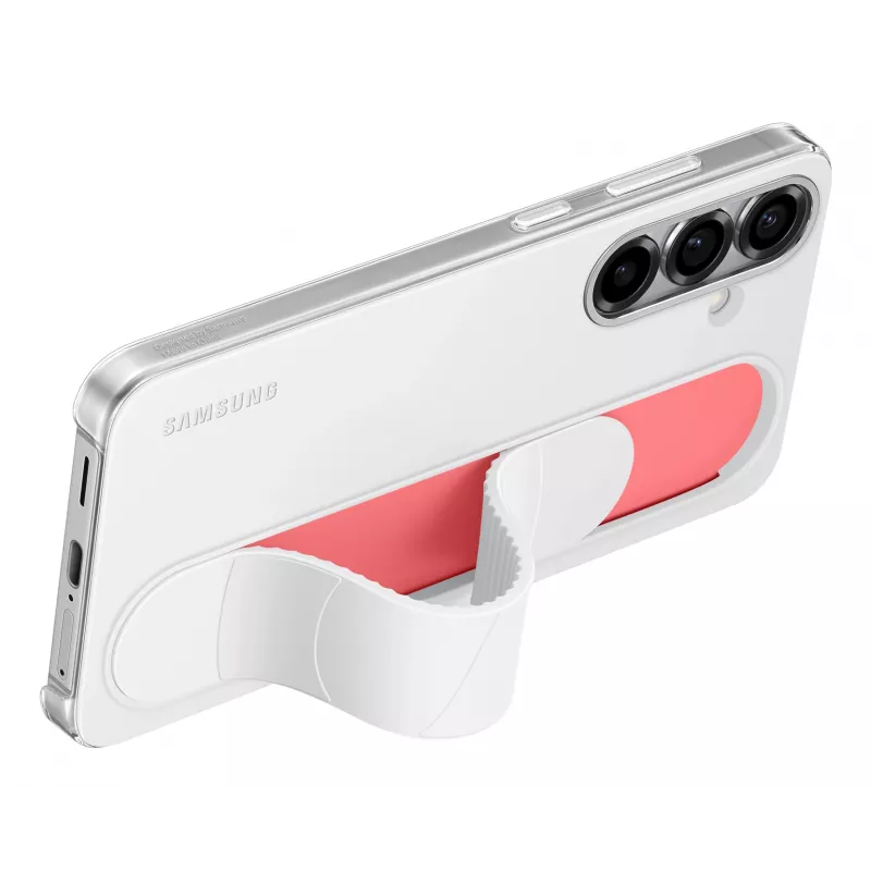 Samsung Standing Grip vāciņš priekš Galaxy S25+, Cover, Samsung, Galaxy S25+, 17 cm (6.7 inch), balta