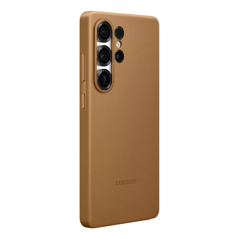 Samsung Kindsuit mākslīgās ādas vāciņš Galaxy S25, Vāciņš, Samsung, Galaxy S25 Ultra, 17,5 cm (6,9 collas), Brūns