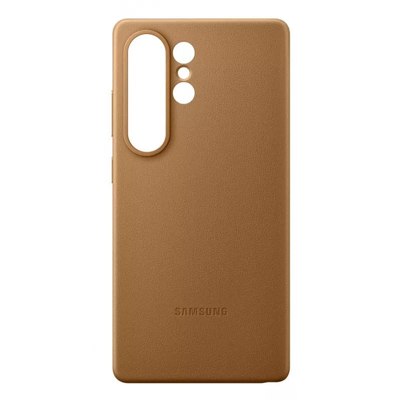 Samsung Kindsuit mākslīgās ādas vāciņš Galaxy S25, Vāciņš, Samsung, Galaxy S25 Ultra, 17,5 cm (6,9 collas), Brūns