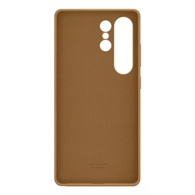 Samsung Kindsuit mākslīgās ādas vāciņš Galaxy S25, Vāciņš, Samsung, Galaxy S25 Ultra, 17,5 cm (6,9 collas), Brūns