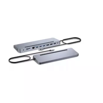 i-tec USB-C metāla ergonomiska 3x 4K displeja dokstacija + Power Delivery 100 W