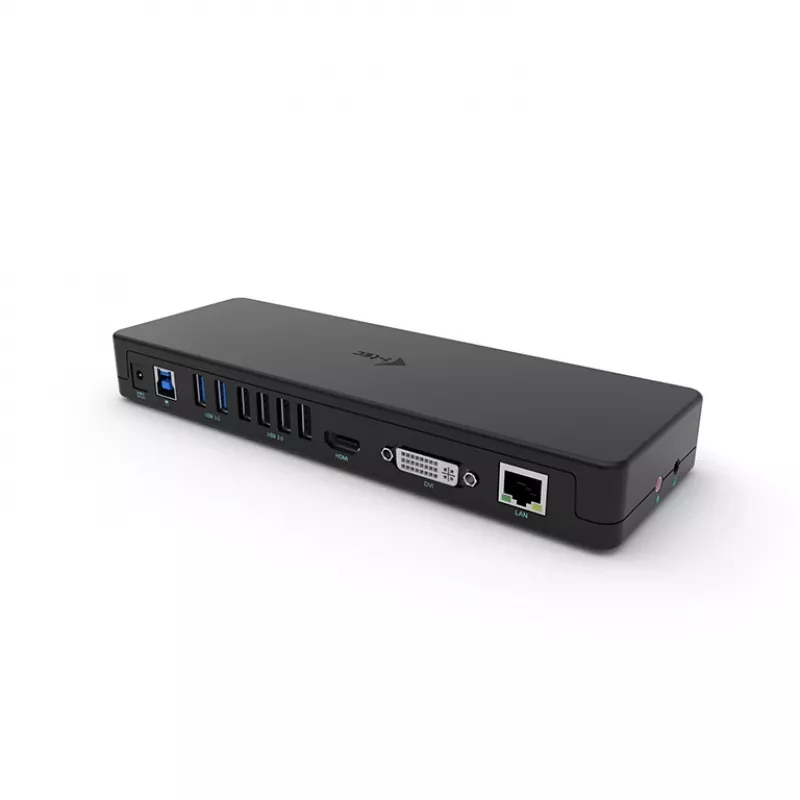 i-tec USB 3.0 / USB-C dubultā displeja dokstacija HDMI DVI + VGA