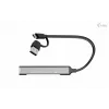 i-tec USB-C/USB-A metāla HUB 1x USB 3.0 + 3x USB 2.0