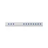 Viļņgaruma dalīšanas multipleksors Ubiquiti UACC-CWDM-8 Platums 442 mm Dziļums 120 mm Augstums 43.7 mm