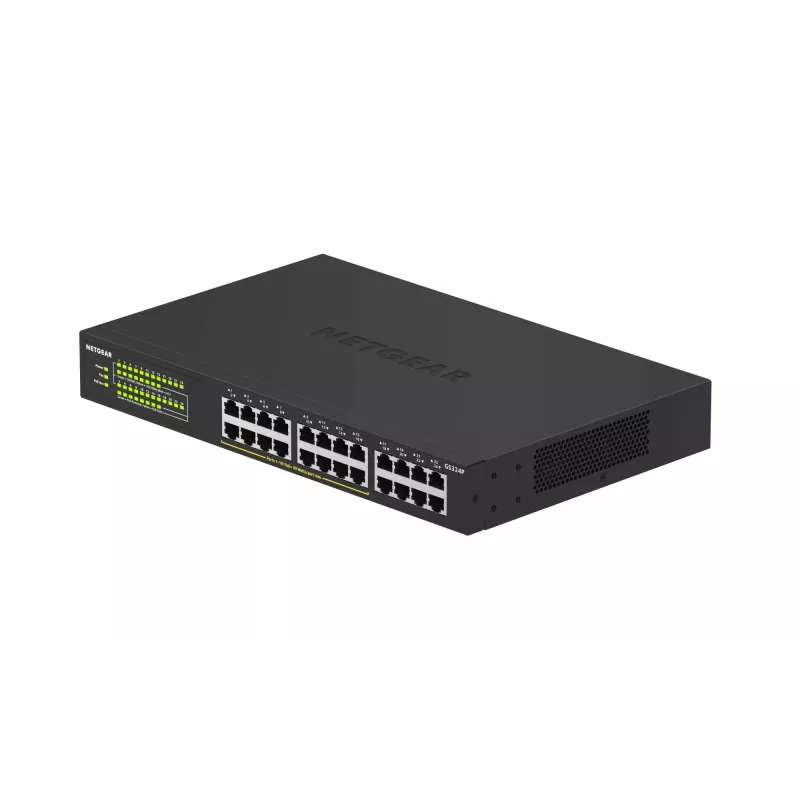 NETGEAR GS324P Neadministrējams Gigabit Ethernet (10/100/1000) Power over Ethernet (PoE) 1U Melns
