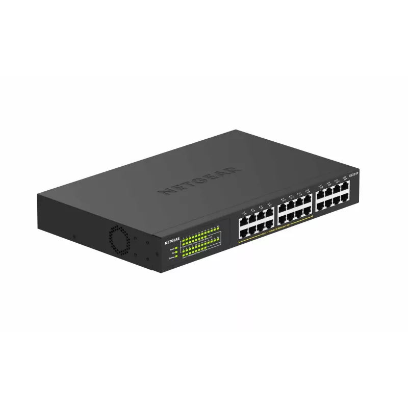 NETGEAR GS324P Neadministrējams Gigabit Ethernet (10/100/1000) Power over Ethernet (PoE) 1U Melns