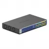 NETGEAR GS516UP nepārvaldīts Gigabit Ethernet (10/100/1000) Power over Ethernet (PoE) pelēks