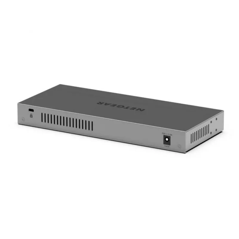 NETGEAR GS108X Nepārvaldāms L2 Gigabitu Ethernet (10/100/1000) Pelēks