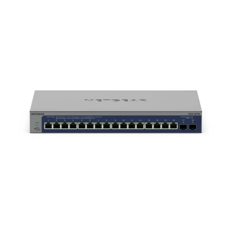 Pārvaldāms komutators NETGEAR XS516TM L2/L3/L4 16000 MAC adrešu