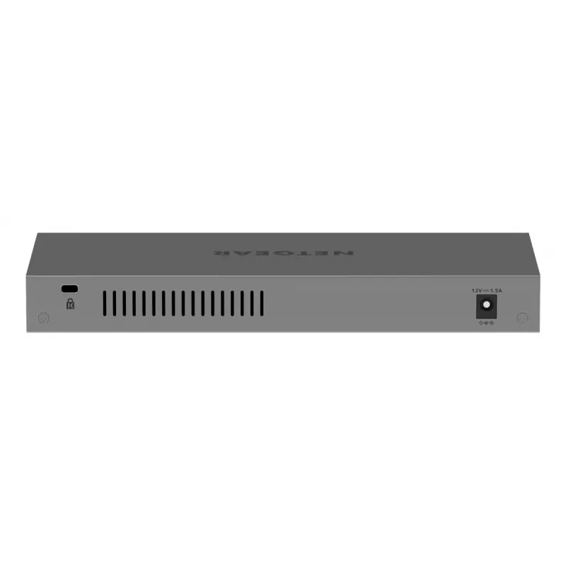NETGEAR GS108MX-100EUS tīkla komutators Nepārvaldāms L2 Gigabit Ethernet (10/100/1000) Darbvirsmas/Pie sienas stiprināms