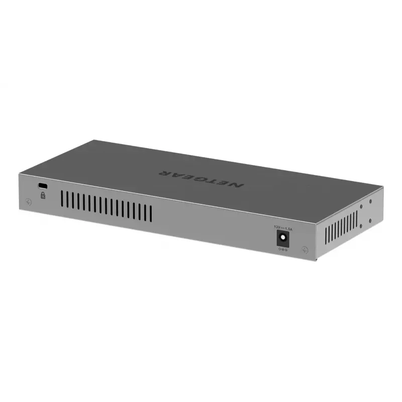 NETGEAR GS108MX-100EUS tīkla komutators Nepārvaldāms L2 Gigabit Ethernet (10/100/1000) Darbvirsmas/Pie sienas stiprināms
