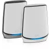 NETGEAR Orbi RBK852 AX6000 WiFi 6 Mesh sistēma Tri-band (2.4 GHz / 5 GHz / 5 GHz) Wi-Fi 6 (802.11ax) Pelēka, Balta 8 Iekšējās