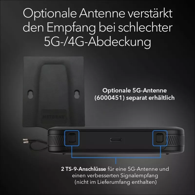 NETGEAR M3 bezvadu maršrutētājs, divjoslu (2,4 GHz / 5 GHz), melns