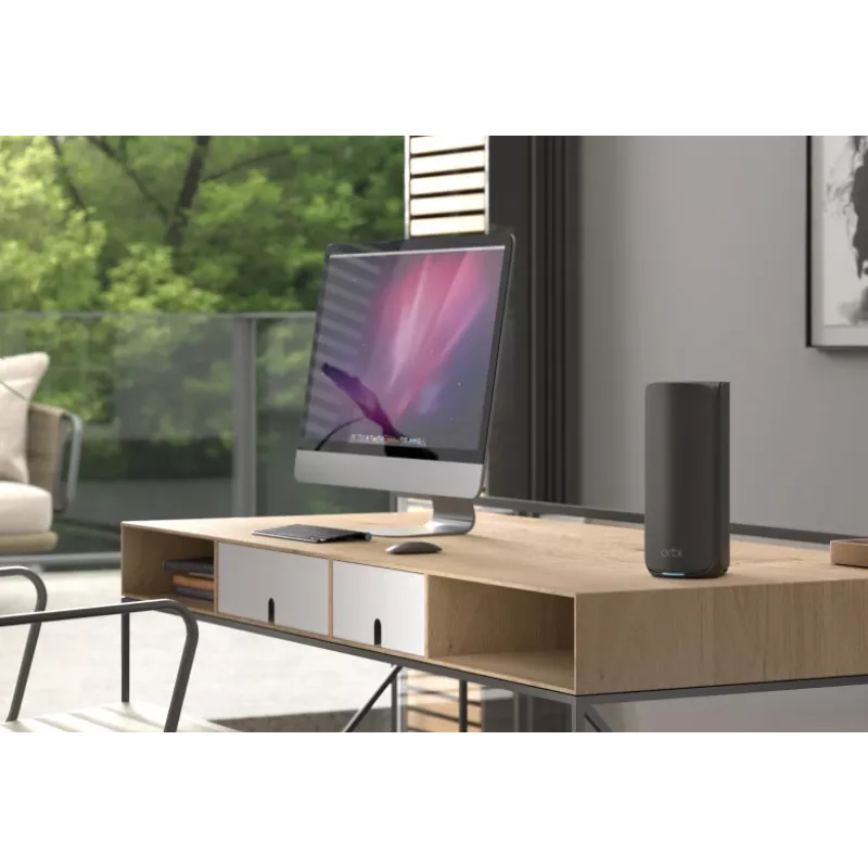 NETGEAR RBE870B Trīsjoslu (2,4 GHz / 5 GHz / 6 GHz) Wi-Fi 7 (802.11be) Melns 4 Iekšējās